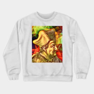 Lorenzo Valla Snow Portrait | Lorenzo Valla Artwork 15 Crewneck Sweatshirt